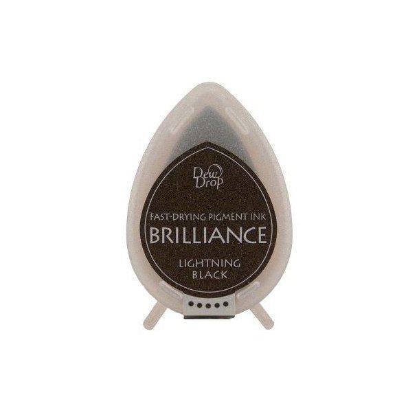 Brilliance - Stempelsværte - Lightning Black / Sort - BD-000-095