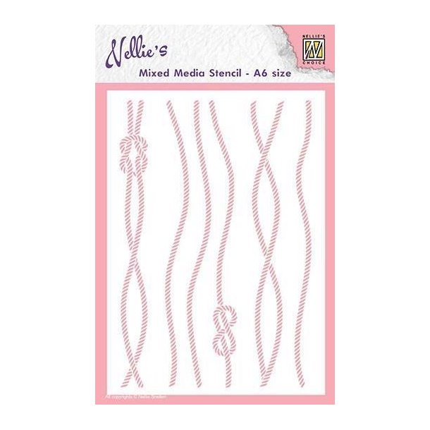 Nellie Snellen - Stencil - Rope / Reb - MMSA6-018