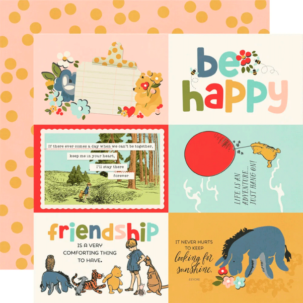 Simple Stories - Blok 12'' - Say Cheese Classic Pooh / Klassisk Peter Plys Collection Kit