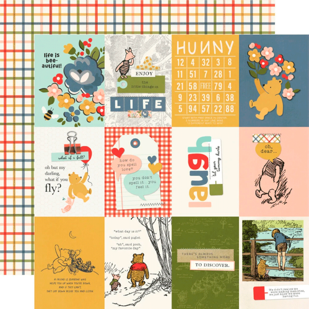 Simple Stories - Blok 12'' - Say Cheese Classic Pooh / Klassisk Peter Plys Collection Kit