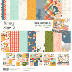 Simple Stories - Blok 12'' - Say Cheese Classic Pooh / Klassisk Peter Plys Collection Kit
