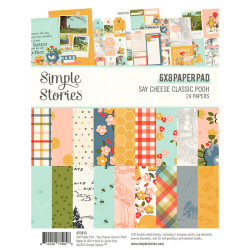 Simple Stories - Blok 6x8'' - Say Cheese Classic Pooh / Klassisk Peter Plys