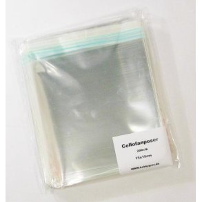 Cellofanposer - 150 x 150 mm