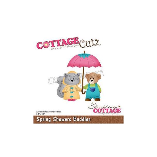 Cottage Cutz - Die - Spring Showers Buddies / Forårsregn makker - CC-884