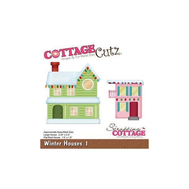 Cottage Cutz - Die - Winter Houses 1 / Julehus - CC-956