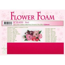 Leane Design Flower Foam Red - R�d
