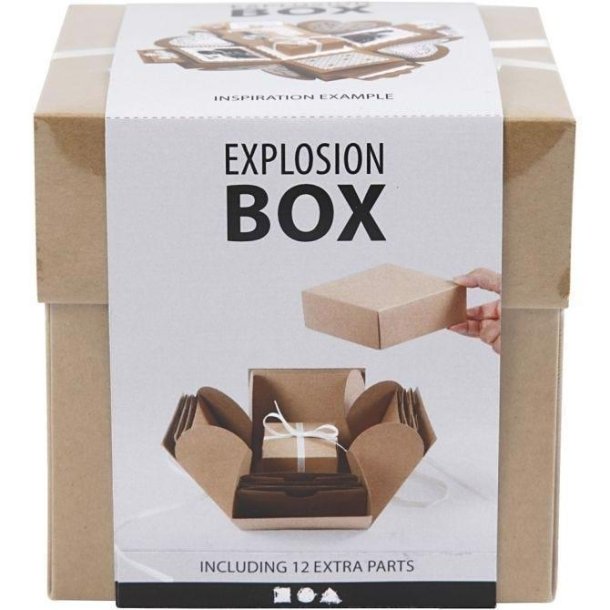 Explosion box / Eksplosionsske - Brun - 25380