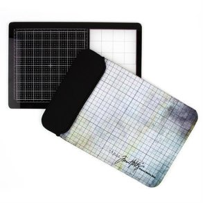 Tim Holtz - Travel Glass Media Mat - H�jre h�nd - 2633EUS