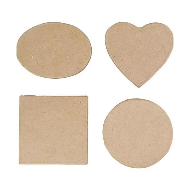 ske i papmach - Assorteret