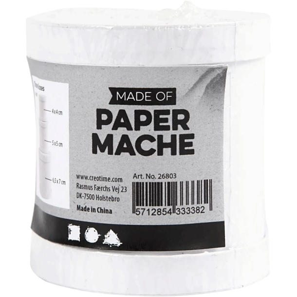 Trommesker - 3 stk - h: 4-5-7cm