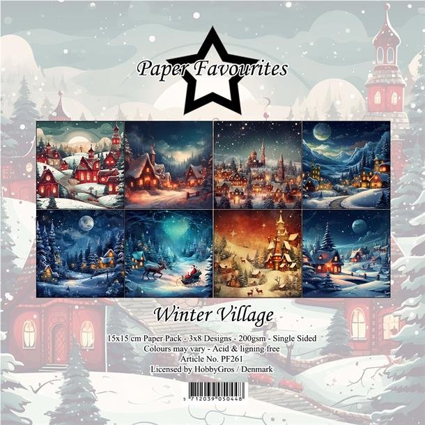 Paper Favourites - Blok 6'' - Winter Village / Vinter by