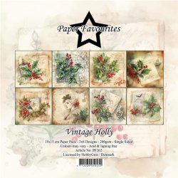 Paper Favourites - Blok 6'' - Vintage Holly