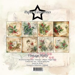 Paper Favourites - Blok 12'' - Vintage Holly