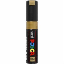 Posca Marker PC 8K Gold, 8 mm spids