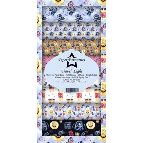 Paper Favourites - Blok Slim Card - Travel Light / Ferie - PFS013