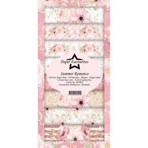 Paper Favourites - Blok Slim Card - Summer Romance / Sommer romantik