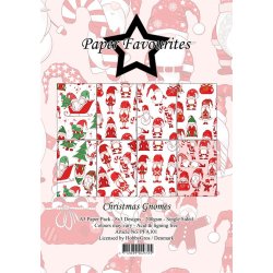 Paper Favourites - Blok A5 - Christmas Gnomes / Julenisser