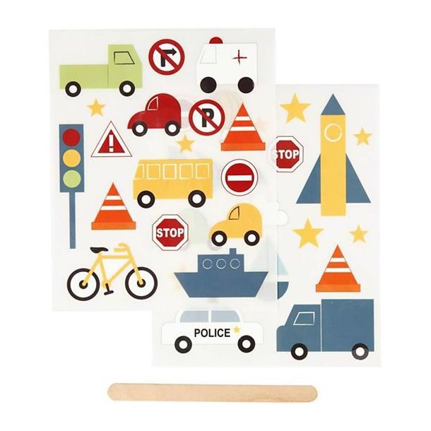 Creativ Company - Rub on stickers - Transport - 283961