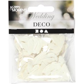 Happy Moments - Palietter - Hjerte - Rhvid