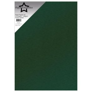 Paper Favourites - Pearl Paper - 140gr. - A4 - Forest Green