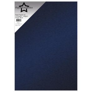 Paper Favourites - Pearl Paper - 140gr. - A4 - Magic Blue