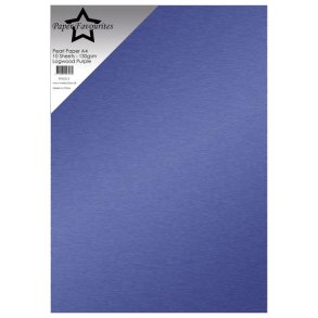 Paper Favourites - Pearl Paper - 130gr. - A4 - Logwood Purple