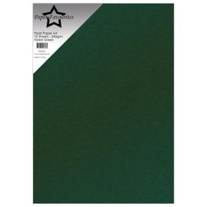 Paper Favourites - Pearl Paper - 240gr. - A4 - Forest Green