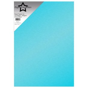 Paper Favourites - Pearl Paper - 240gr. - A4 - Cloud Blue