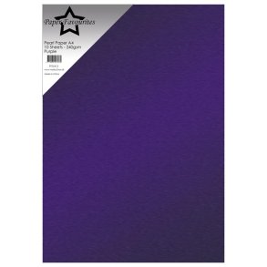 Paper Favourites - Pearl Paper - 240gr. - A4 - Purple