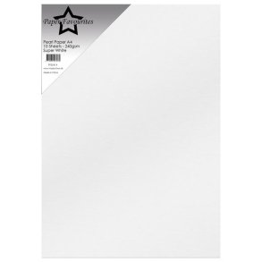 Paper Favourites - Pearl Paper - 240gr. - A4 - Super White