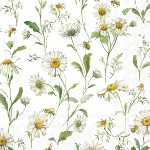 IHR - Frokostservietter - Daisies / Tusindfryd