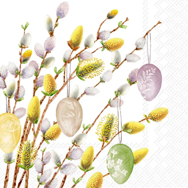 IHR - Frokostservietter - Easter Arrangement / Pske buket