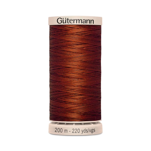 Gtermann - Hnd Quiltetrd - Bomuldstrd Med Voks - 200 m - Brun 1833