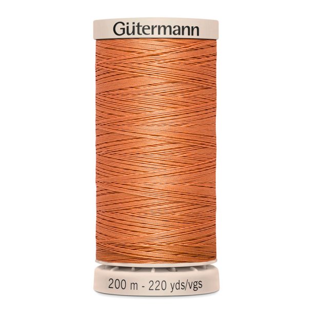 Gtermann - Hnd Quiltetrd - Bomuldstrd Med Voks - 200 m - Fersken 2045