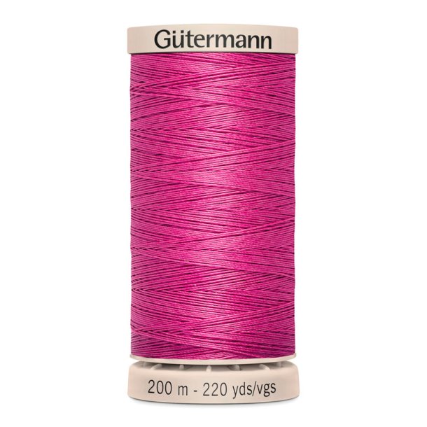 Gtermann - Hnd Quiltetrd - Bomuldstrd Med Voks - 200 m - Pink 2955