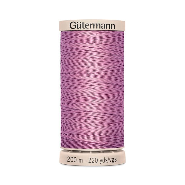Gtermann - Hnd Quiltetrd - Bomuldstrd Med Voks - 200 m - Stvet Rosa Mrk 3526