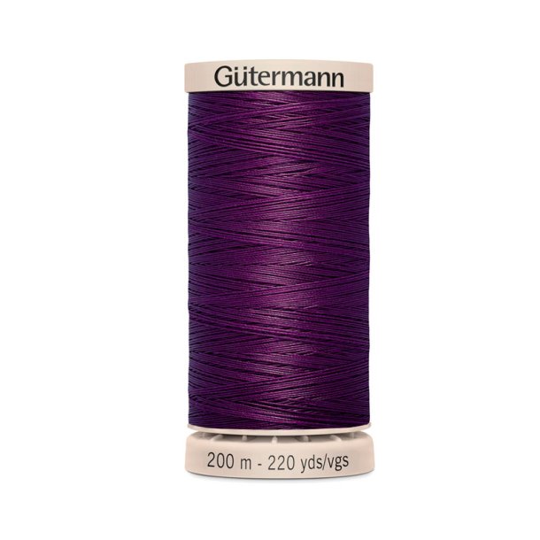 Gtermann - Hnd Quiltetrd - Bomuldstrd Med Voks - 200 m - Aubergine 3832