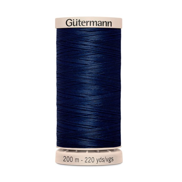 Gtermann - Hnd Quiltetrd - Bomuldstrd Med Voks - 200 m - Midnatsbl 5322