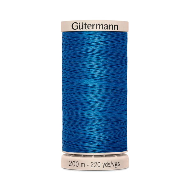 Gtermann - Hnd Quiltetrd - Bomuldstrd Med Voks - 200 m - Safir 5534