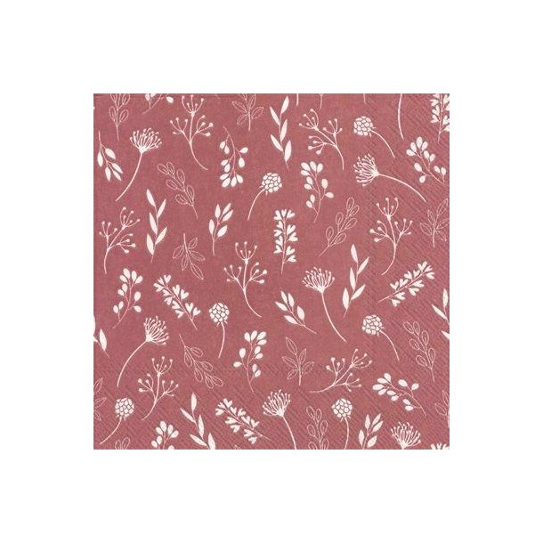 IHR - Frokostservietter - Tilda old rose - 20 stk