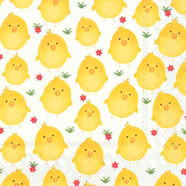 IHR - Frokostservietter - Sweet Chicks / Sde kyllinger