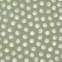 Ihr frokostservietter - Piggy Dots - Grn - 20 stk