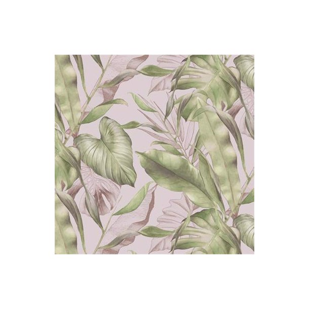 Ihr - Frokostservietter - Bamboo Leaves Light Lilac