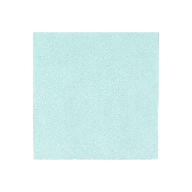 UNI - Textile Touch - Middagsservietter - Ice Blue - 12 stk