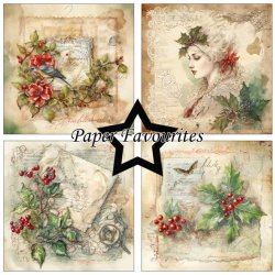 Paper Favourites - Blok 6'' - Vintage Holly