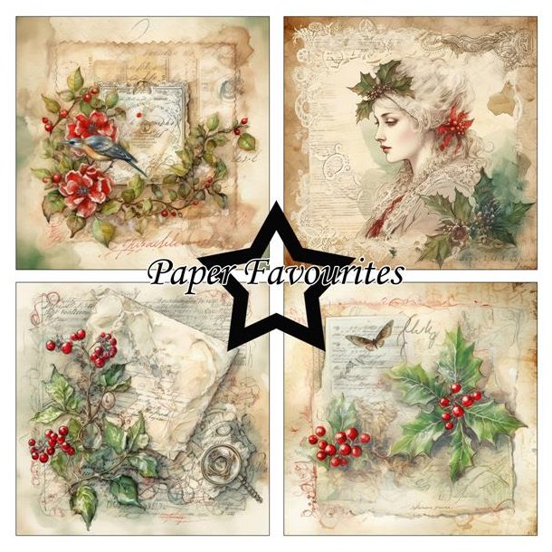 Paper Favourites - Blok 12'' - Vintage Holly