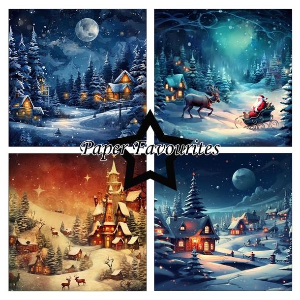 Paper Favourites - Blok 12'' - Winter Village - Vinter by