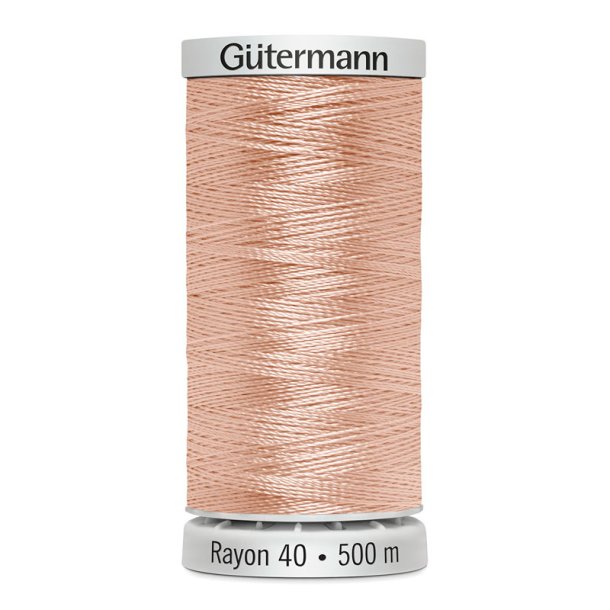 Gtermann - Maskinbroderitrd - Sulky Rayon - Viskose - 500 m - Fersken 1017
