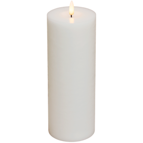 LED - Bloklys - 3D - Til fjernbetjening - Hvid - 6 x 17,5cm