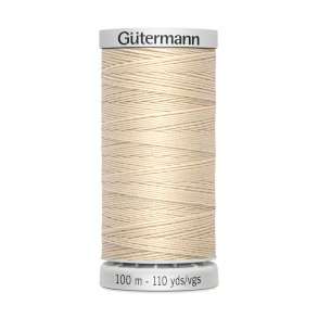 G�termann - Quiltetr�d - Ekstra St�rk - 100 m - Cream Hvid 0169